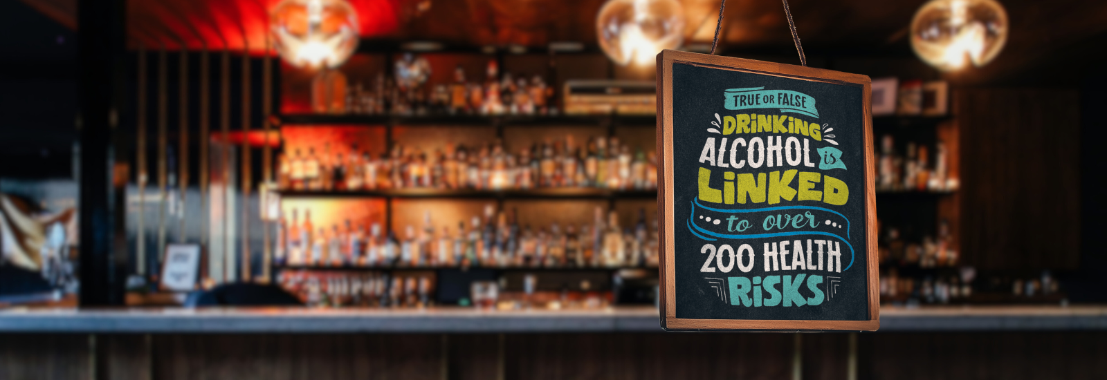 True or False. Drinking Alcohol is linked to over 200 health risks. 