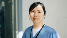 portrait of health care provider smiling