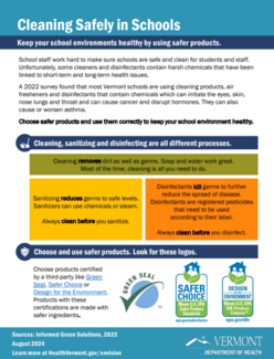 Cleaning Safely in Schools