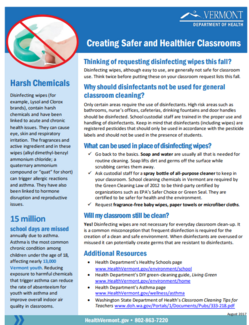 Creating Safer and Healthier Classrooms Without Disinfecting Wipes